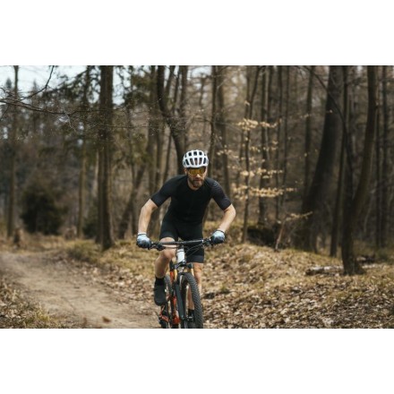 rukavice FORCE MTB CORE letní,šedé L