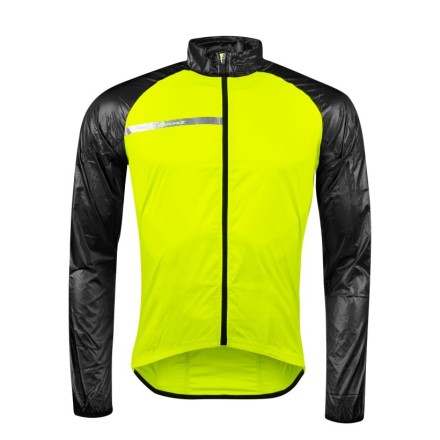 bunda FORCE WINDPRO neprofuk, fluo-černá M