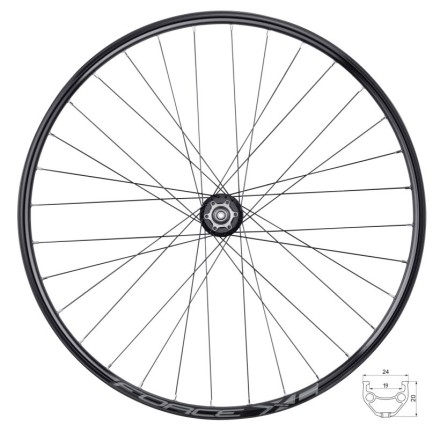 kolo přední FORCE XC DISC 622x19 F80450-6d 32d