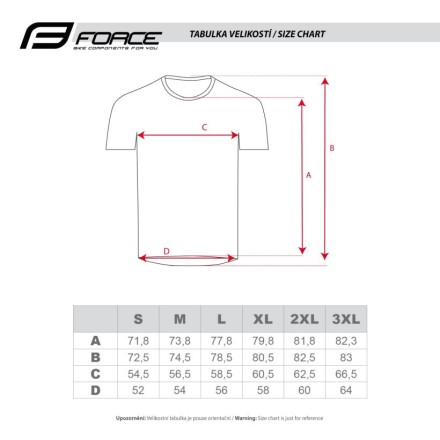 dres FORCE MTB MOVE krátký rukáv, černý 3XL