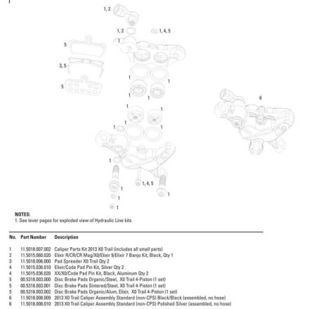 Brzdové desticky SRAM sintrované/železo, pro brzdy Trail/Guide, pár AVID