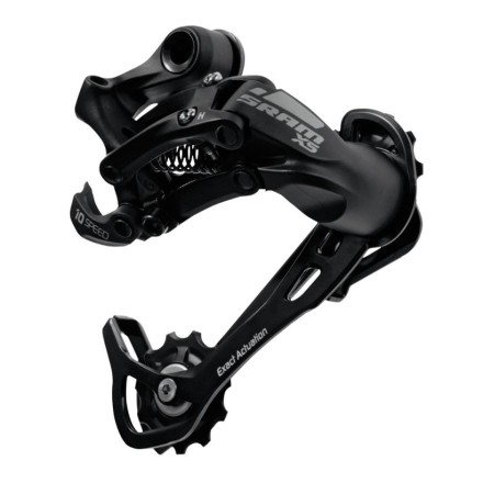 Prehazovacka SRAM X-5 10ti rychlostní, dlouhé hliníkové vodítko, Black