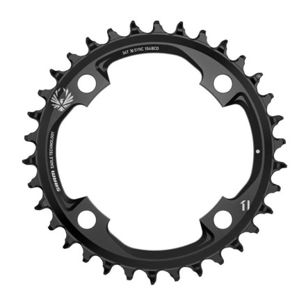 Prevodník SRAM X-SYNC 2 34z 104 BCD Alum , 12ti rychlostní, Black