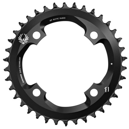 Prevodník SRAM X-SYNC 2 38z 104 BCD Alum , 12ti rychlostní, Black