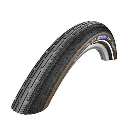 Schwalbe plášt Fat Frank 50-622 KevlarGuard Black/coffee+reflexní pruh