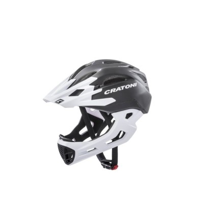 Cratoni C-MANIAC - black-white matt S-M (51-56cm) 2021