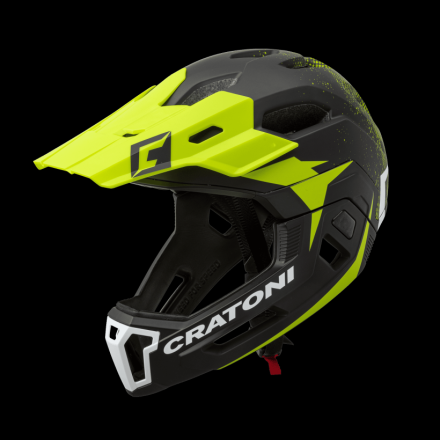 Cratoni C-MANIAC 2.0 MX - black-lime matt S-M (52-56cm) 2021