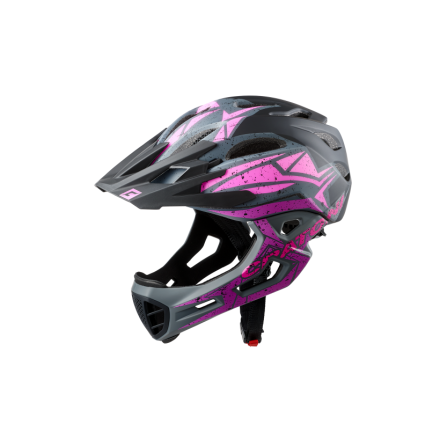 Cratoni C-MANIAC Pro - black-pink-purple matt M-L (54-58cm) 2021