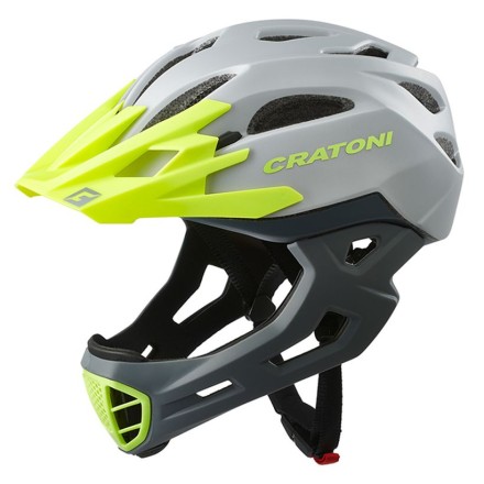 Cratoni C-MANIAC - grey-lime matt M-L (54-58cm) 2021