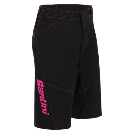 LADY MTB SHORTS SELVA DONNA / DÁMSKÉ MTB KRATASY - NEFX - black/fucsia