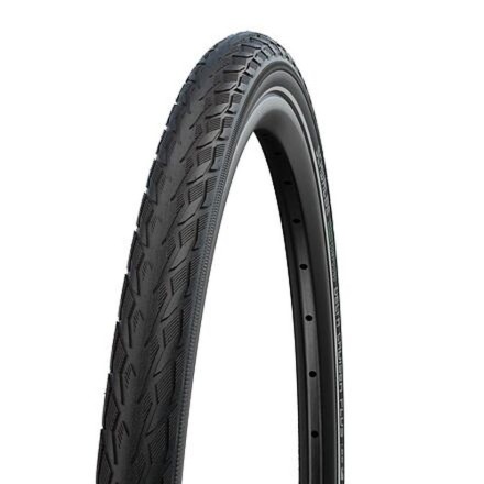 Schwalbe plášt DELTA CRUISER Plus 40-622 Green cerná+reflexní pruh