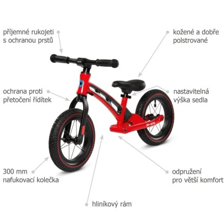 Micro Balance Bike Deluxe Red