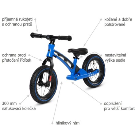 Micro Balance Bike Deluxe Blue