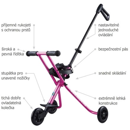 Micro Trike Deluxe Pink