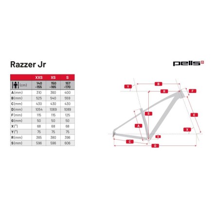 PELLS Razzer Jr 1 Orange - XXS 2024