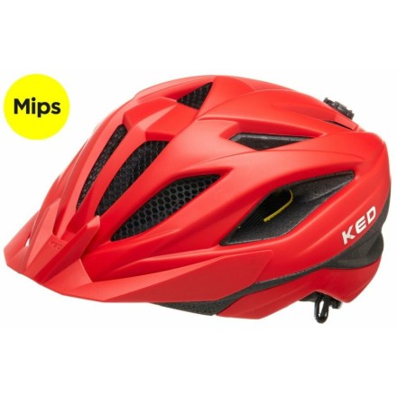 prilba KED Street Junior Mips S fiery red matt 49-55 cm