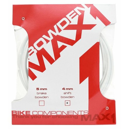 bowden MAX1 4mm bílý balení 3m