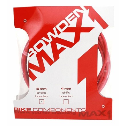 bowden MAX1 5mm cervený balení 3m