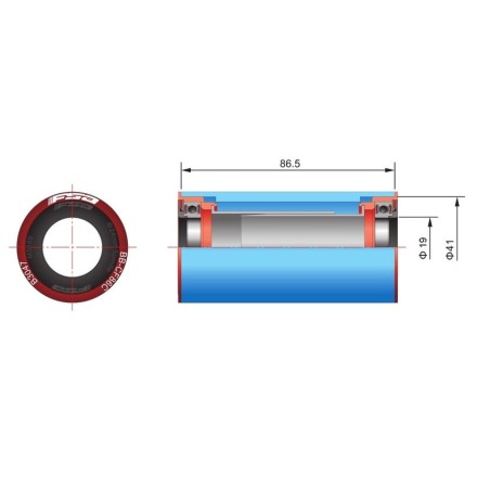 FSA Pressfit BB-86 Road 19mm