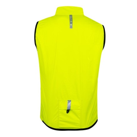 vesta FORCE WINDPRO, plná záda, fluo 3XL