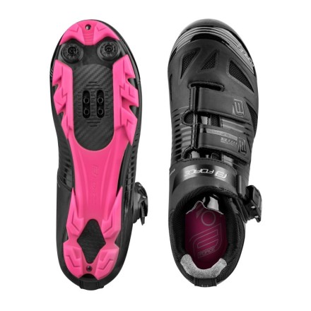 tretry FORCE MTB TURBO LADY, černo-růžové 35