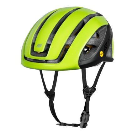 přilba FORCE NEO MIPS, fluo-černá, L-XL