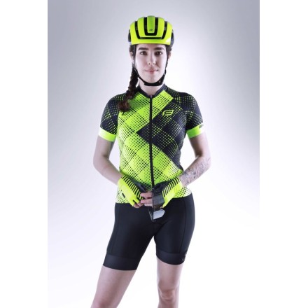 dres FORCE VISION LADY kr. rukáv, fluo S