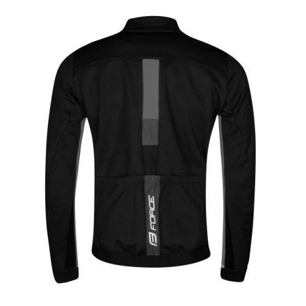 bunda F FROST softshell zimní, černo-šedá XS