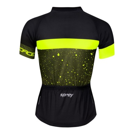 dres FORCE SPRAY LADY kr. rukáv, army-fluo L