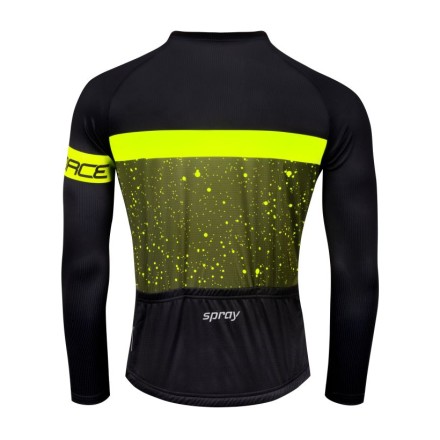 dres FORCE SPRAY dlouhý rukáv, army-fluo M