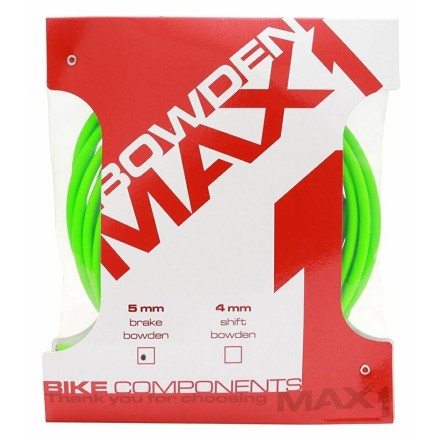 bowden MAX1 5 mm fluo zelená balení 3 m