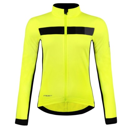 bunda F FROST LADY softshell zimní, fluo-černá M