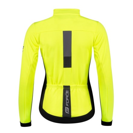 bunda F FROST LADY softshell zimní, fluo-černá M