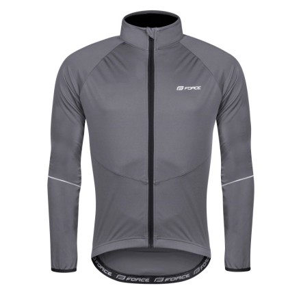 bunda FORCE ARROW softshell, šedá L