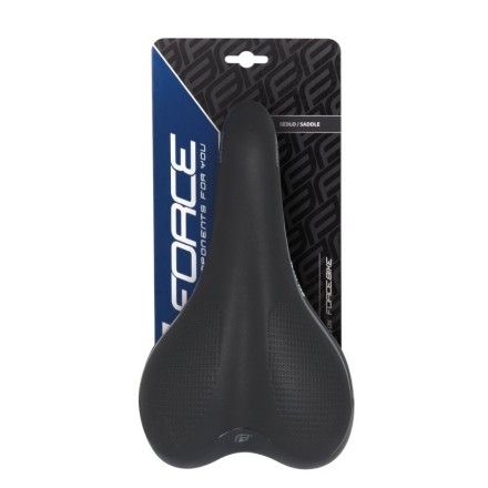 sedlo FORCE COMFORT GEL TECH, černé