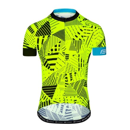 dres FORCE SHARD krátký rukáv, fluo M