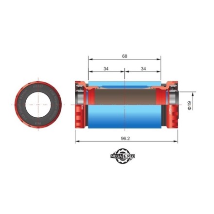 FSA MegaExo BB-1000 MTB 19mm