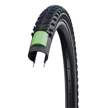 Schwalbe plášt Marathon 365 40-622 Addix 4season GreenGuard cerná+reflexní pruh