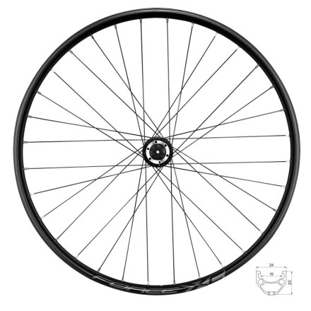 kolo zadní FORCE XC DISC 622x19 F804333-6d 32d