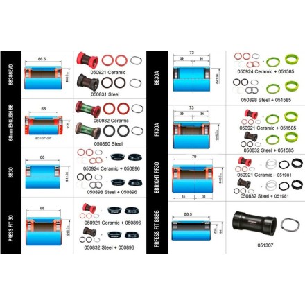 Kliky FSA SL-K Modular 386EVO, 46/30, 175mm