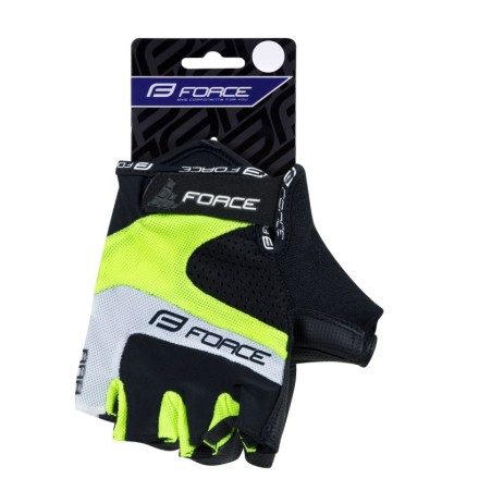 rukavice FORCE RAB gel, fluo M