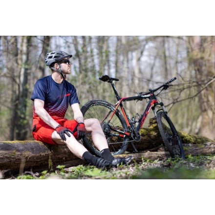 kratasy F BLADE MTB s odnímatelnou vložkou,cerv M