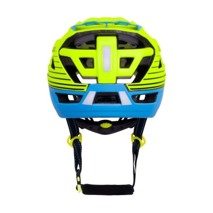 přilba FORCE RAPTOR MTB fluo-modrá L - XL