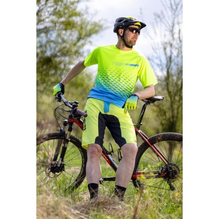 kratasy F MTB-11 s odnímatelnou vložkou, fluo XS