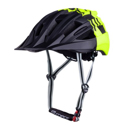 přilba FORCE CORELLA MTB, černo-fluo S-M