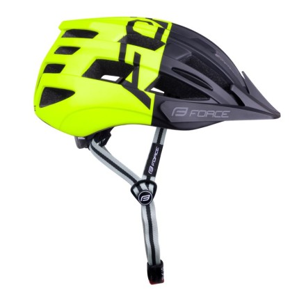 přilba FORCE CORELLA MTB, černo-fluo S-M