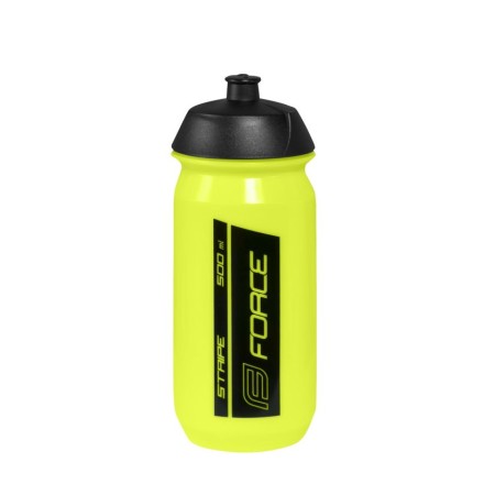 láhev FORCE STRIPE 0,5 l, fluo-cerná