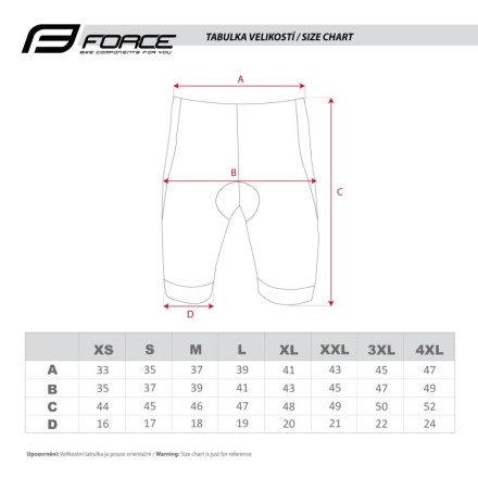 kratasy FORCE B30 do pasu s vložkou,cerno-šedé 3XL